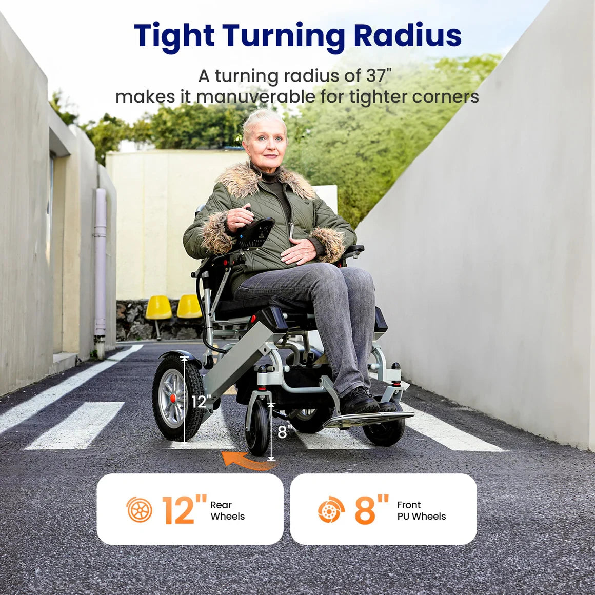 Freedom Rider Electric Wheelchair – Lightweight, Safe & Foldable
