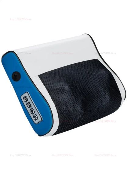 4 Key Multifunctional Neck Pillow Massager Adjustable Hot Compress