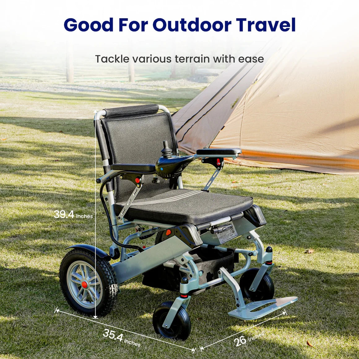 Freedom Rider Electric Wheelchair – Lightweight, Safe & Foldable